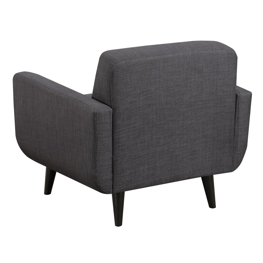 Hailey Chair in Charcoal. Picture 6