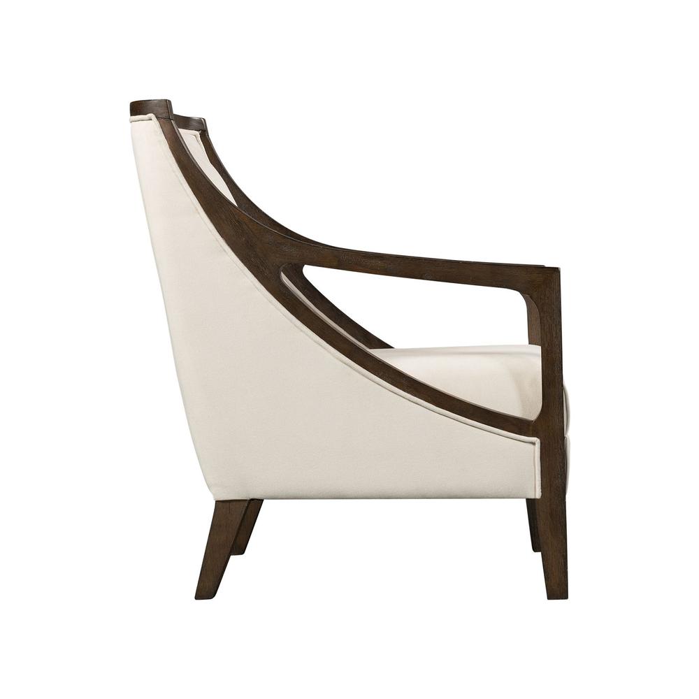 Dayna Accent Chair with Brown Frame. Picture 5