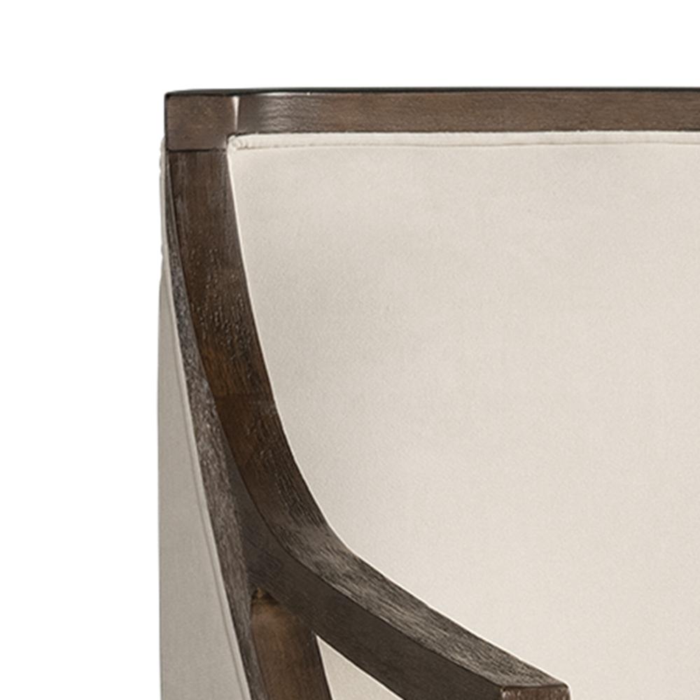 Dayna Accent Chair with Brown Frame. Picture 8