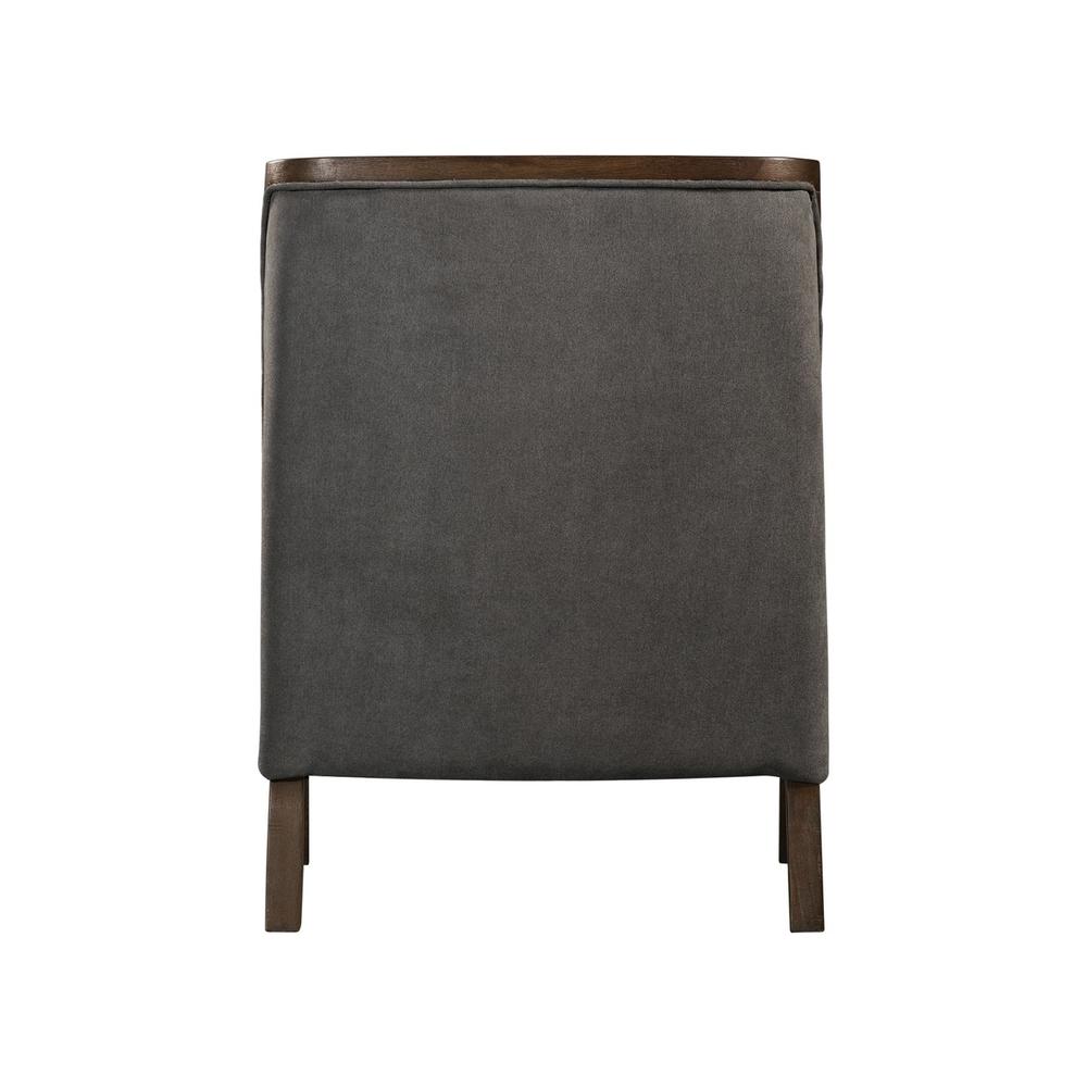 Dayna Accent Chair with Brown Frame. Picture 6