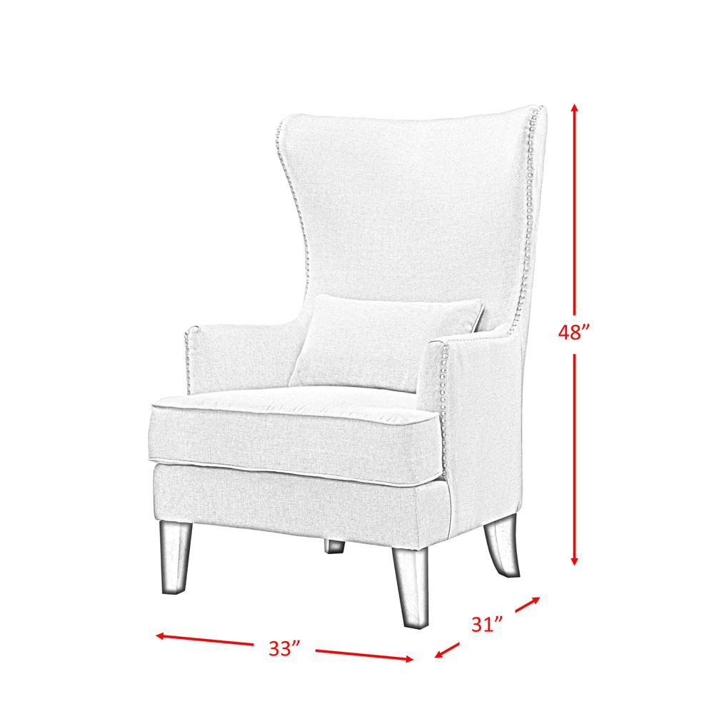 Kegan Accent Chair in Heirloom Teal. Picture 2