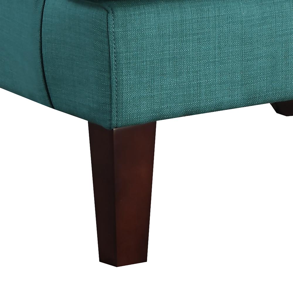 Kegan Accent Chair in Heirloom Teal. Picture 9