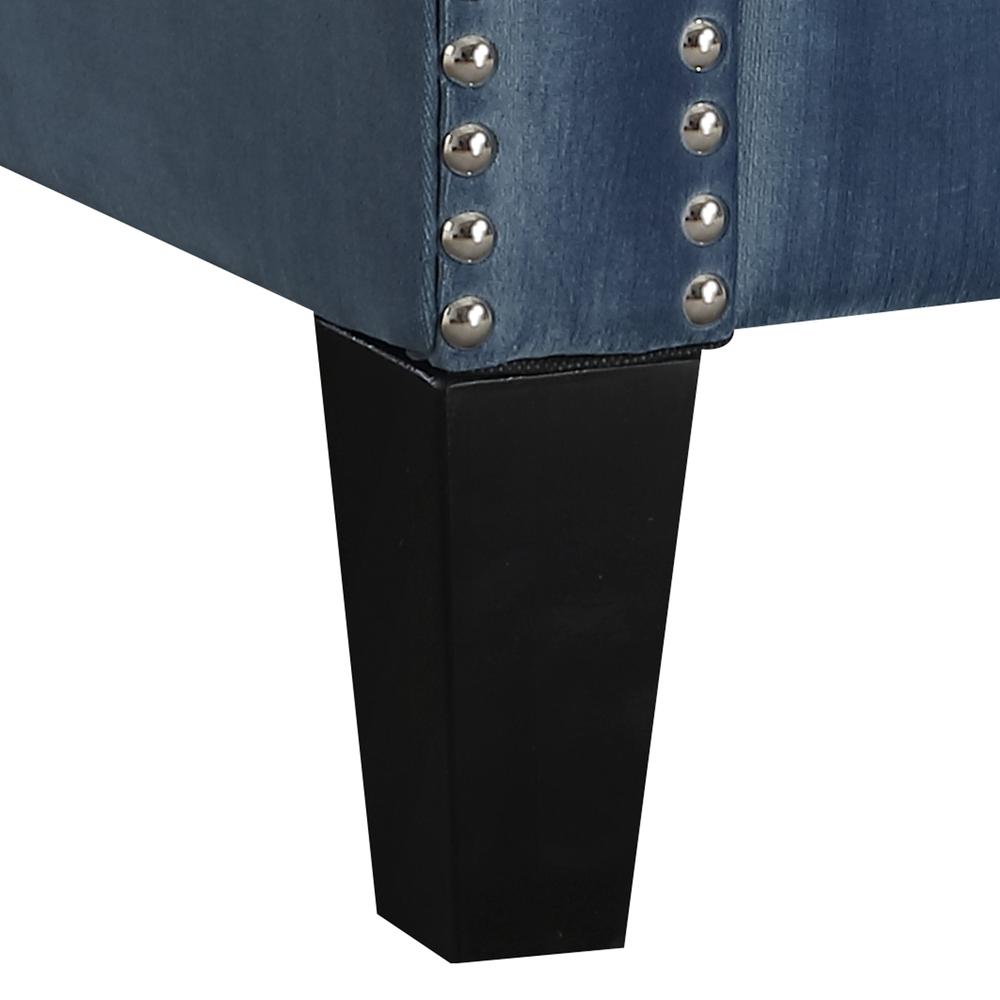 Teagan Accent Chair in Marine Blue. Picture 9