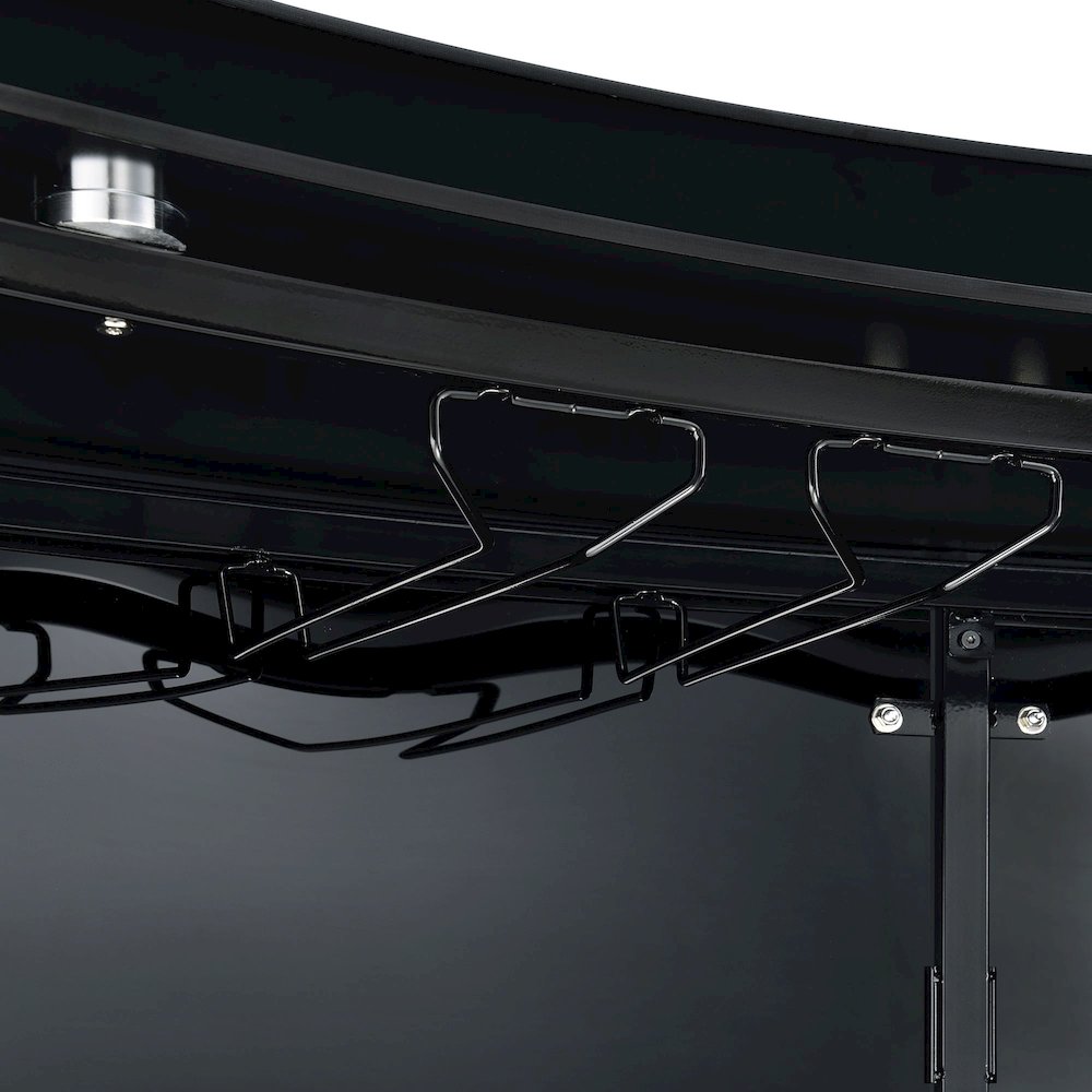 Valerie  Bar Table in Black. Picture 8