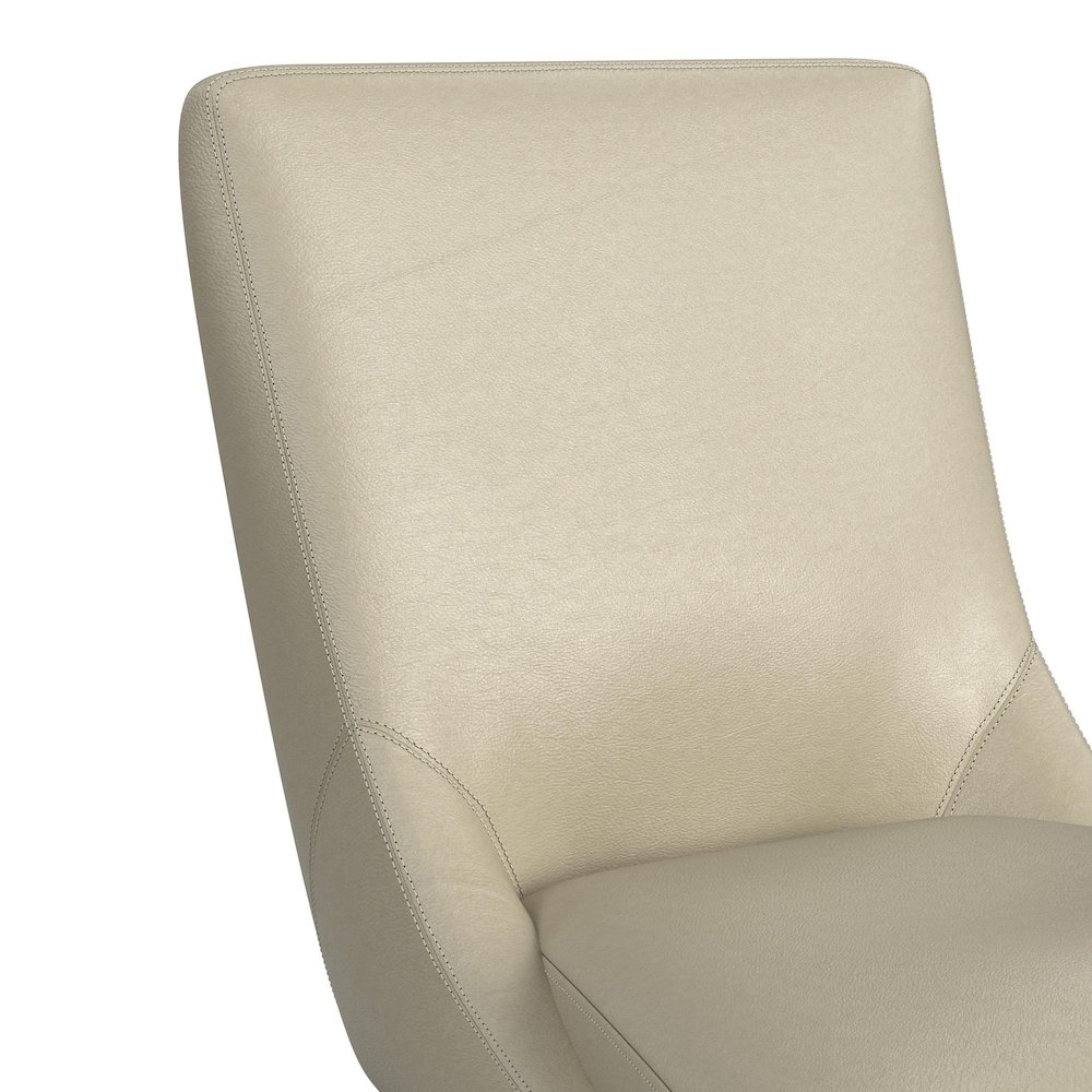 Charlie Swivel Counter Stool with Beige PU in Espresso (2 Per Carton). Picture 4