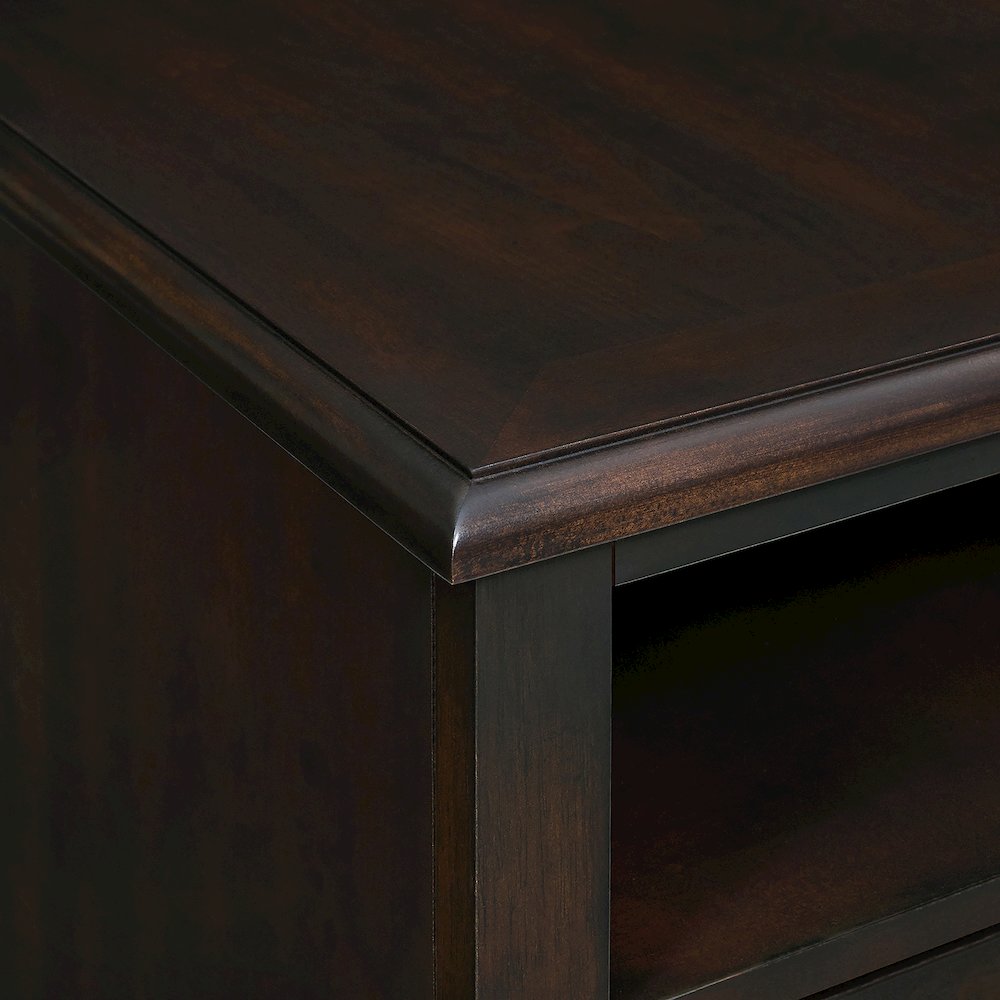 Wagner Chairside Table with USB in Cherry. Picture 4