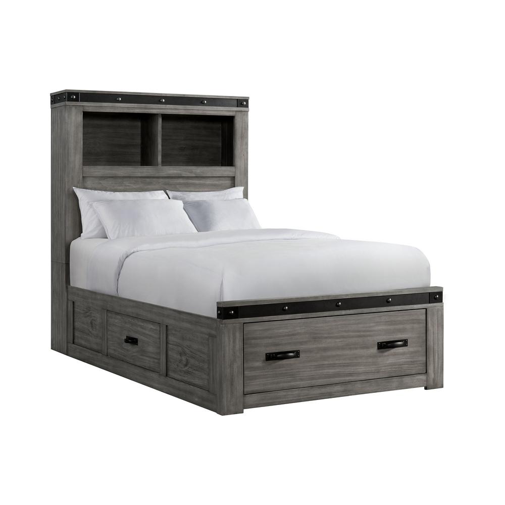 Picket House Furnishings Montauk Youth Twin Platform Storage Bed. Picture 1