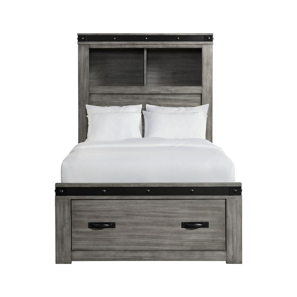 Picket House Furnishings Montauk Youth Twin Platform Storage Bed. Picture 5