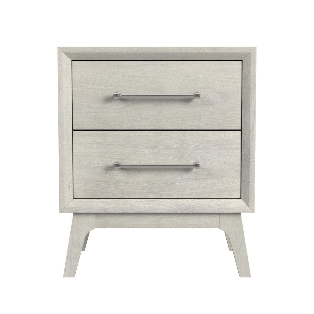 Clare 2-Drawer Nightstand in Almond. Picture 2