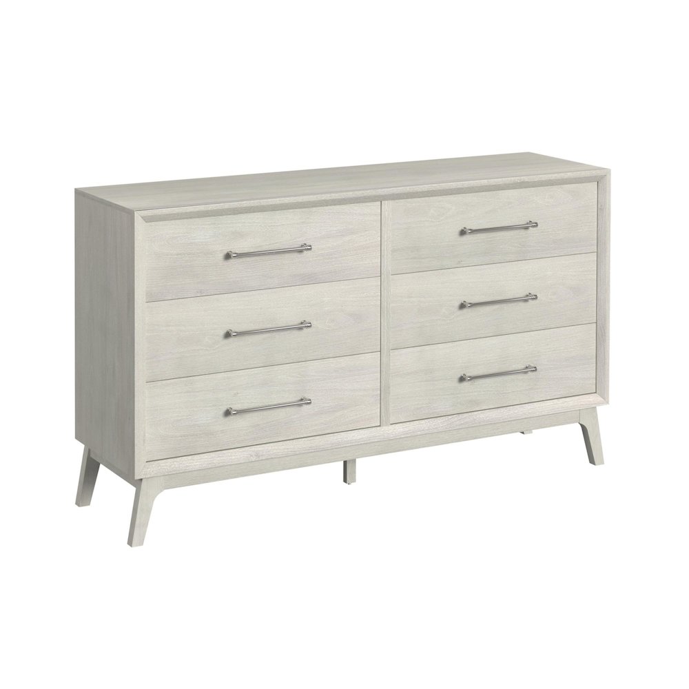 Clare 6-Drawer Dresser in Almond. Picture 1