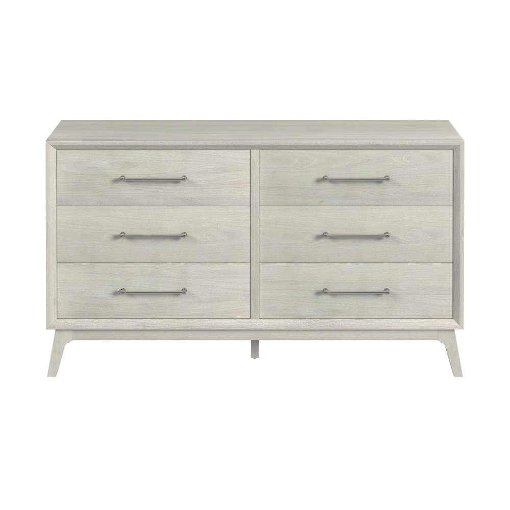 Clare 6-Drawer Dresser in Almond. Picture 2
