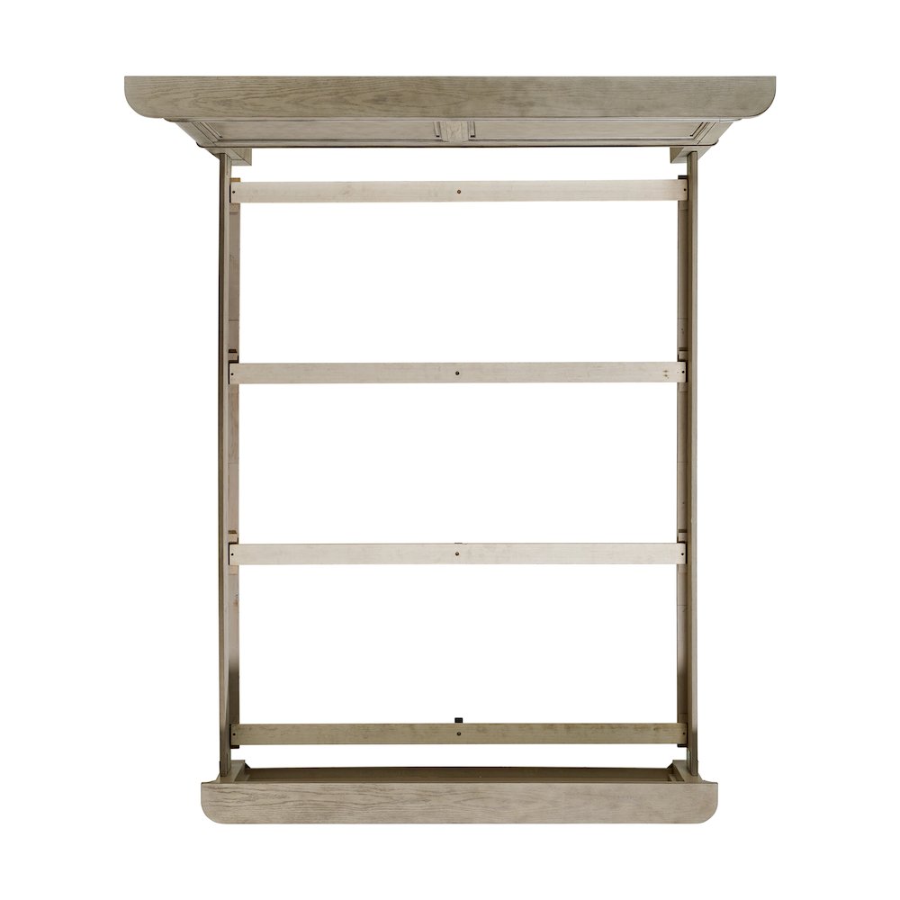 Emiko Queen Panel Bed in Light Grey. Picture 3
