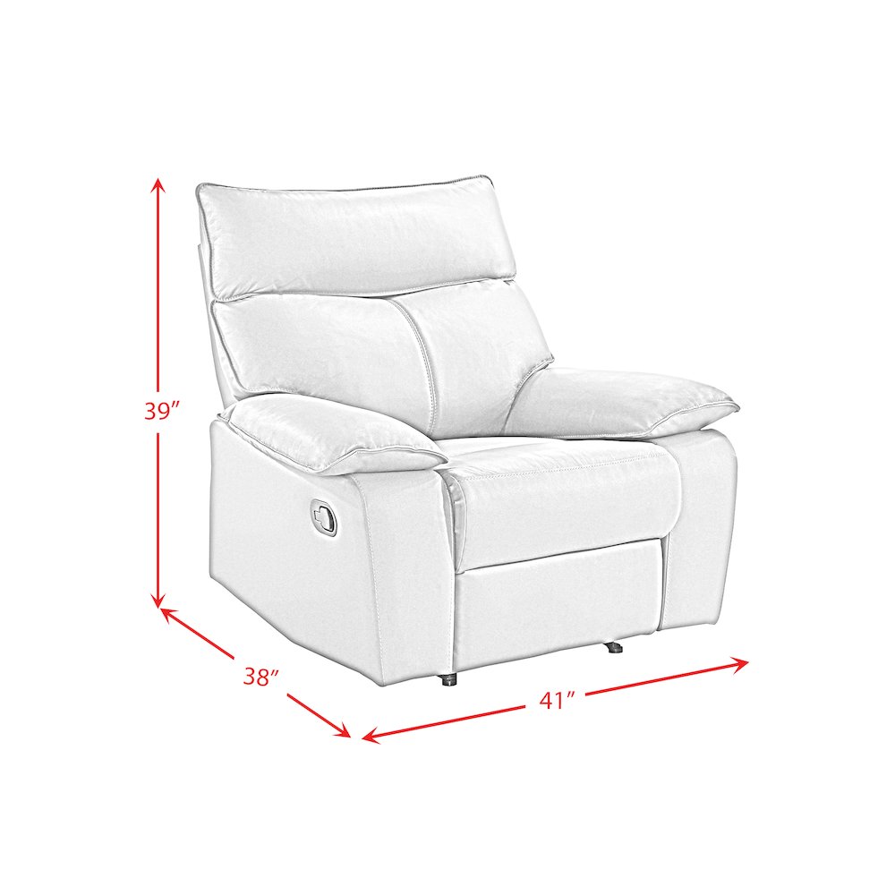 Murray Motion Recliner in Aviarah Grey. Picture 7