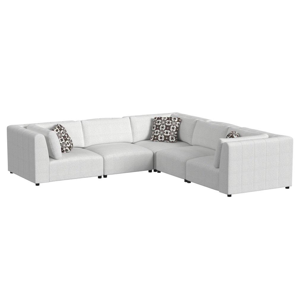 Zandara 5PC Modular Set in Olefin Beige. Picture 1