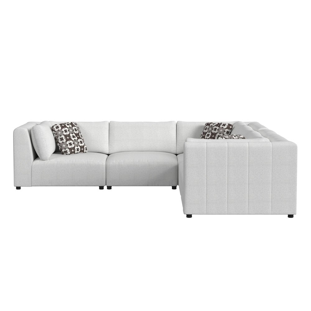 Zandara 5PC Modular Set in Olefin Beige. Picture 2