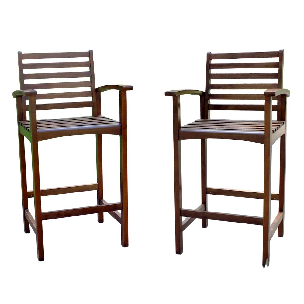 Highland Acacia Maine Bar Stool (Set of 2). Picture 1