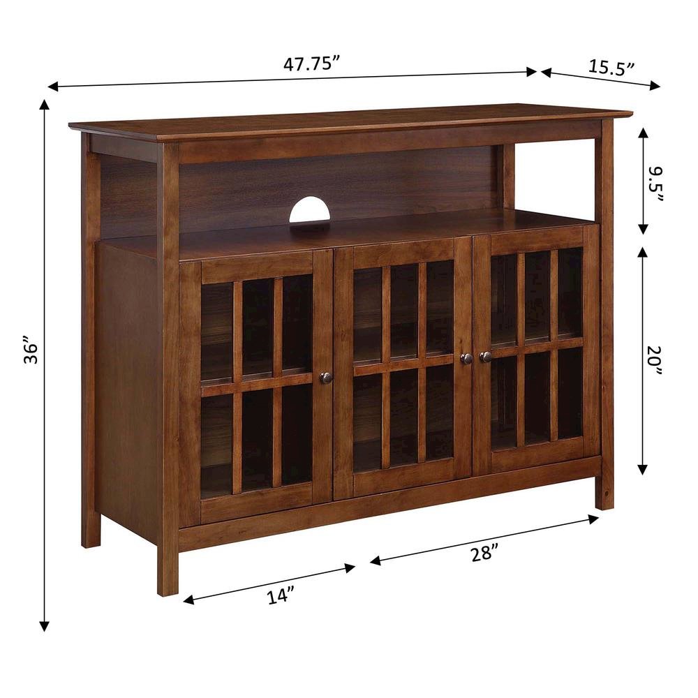 Stylish TV Stand with Storage Cabinets and Shelf for TVs up to 55 Inches. Picture 3