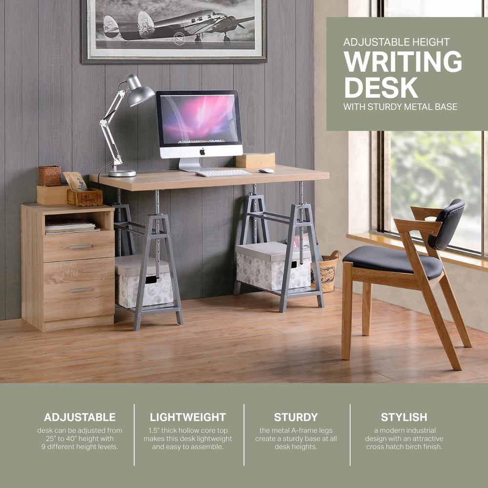 Kyndall Laine Select Model KYLN22 Variable Height Desk with Metal Base. Picture 5