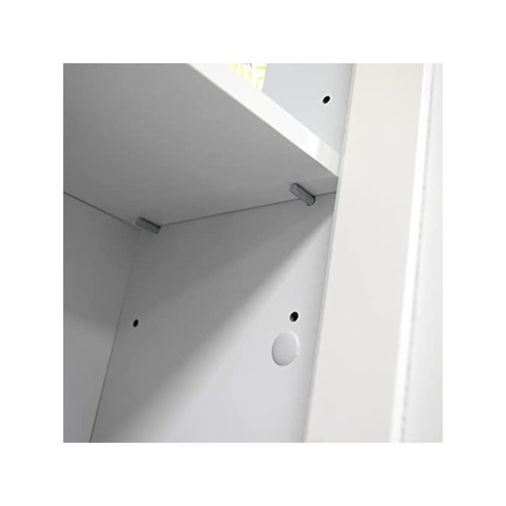 Two Door Wall Cabinet with shelves. Picture 5