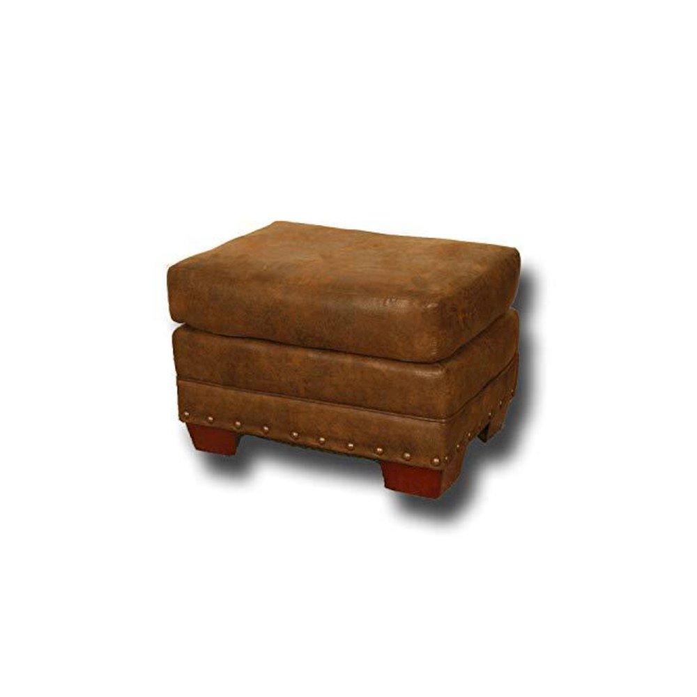 Buckskin Ottoman. Picture 1