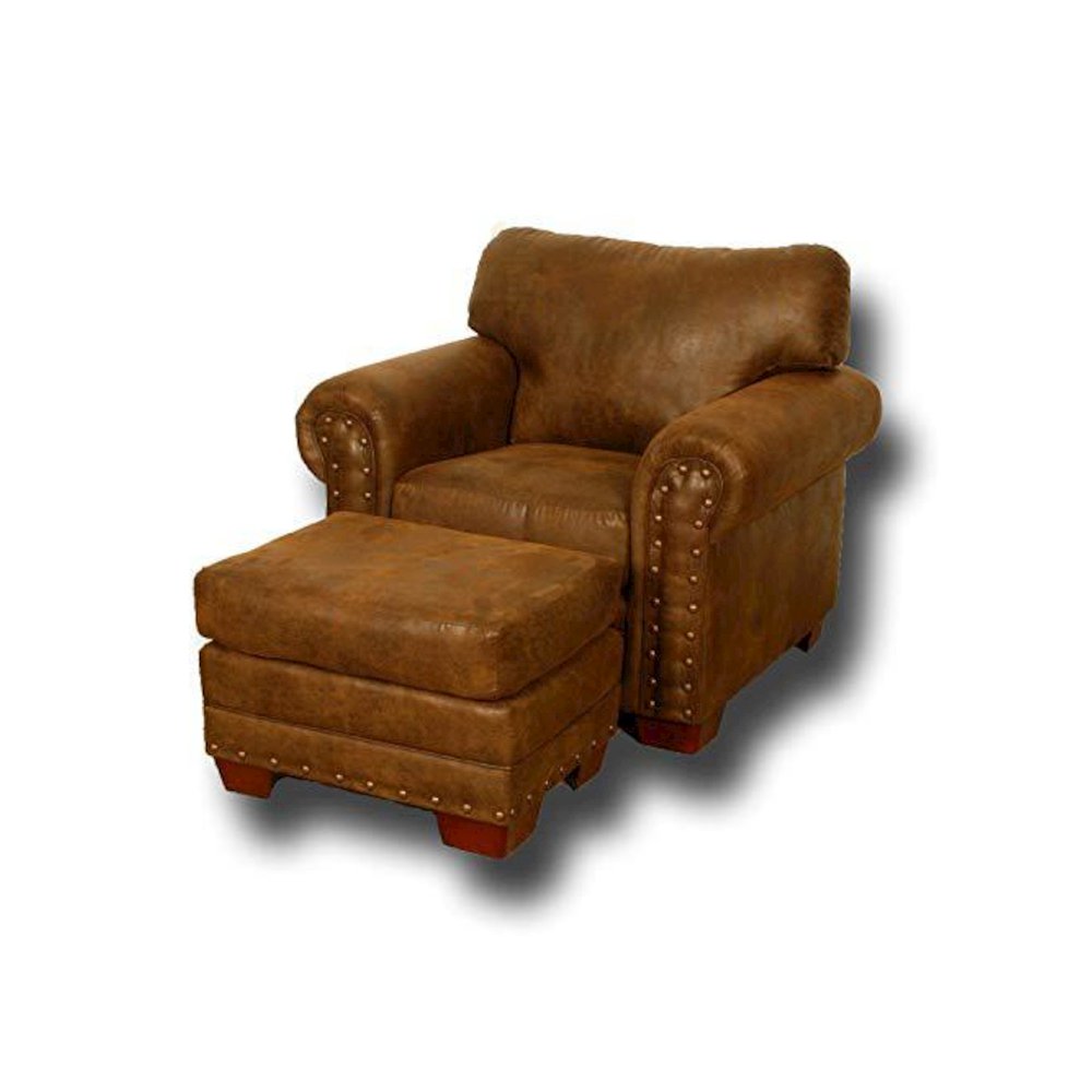 Buckskin Ottoman. Picture 6