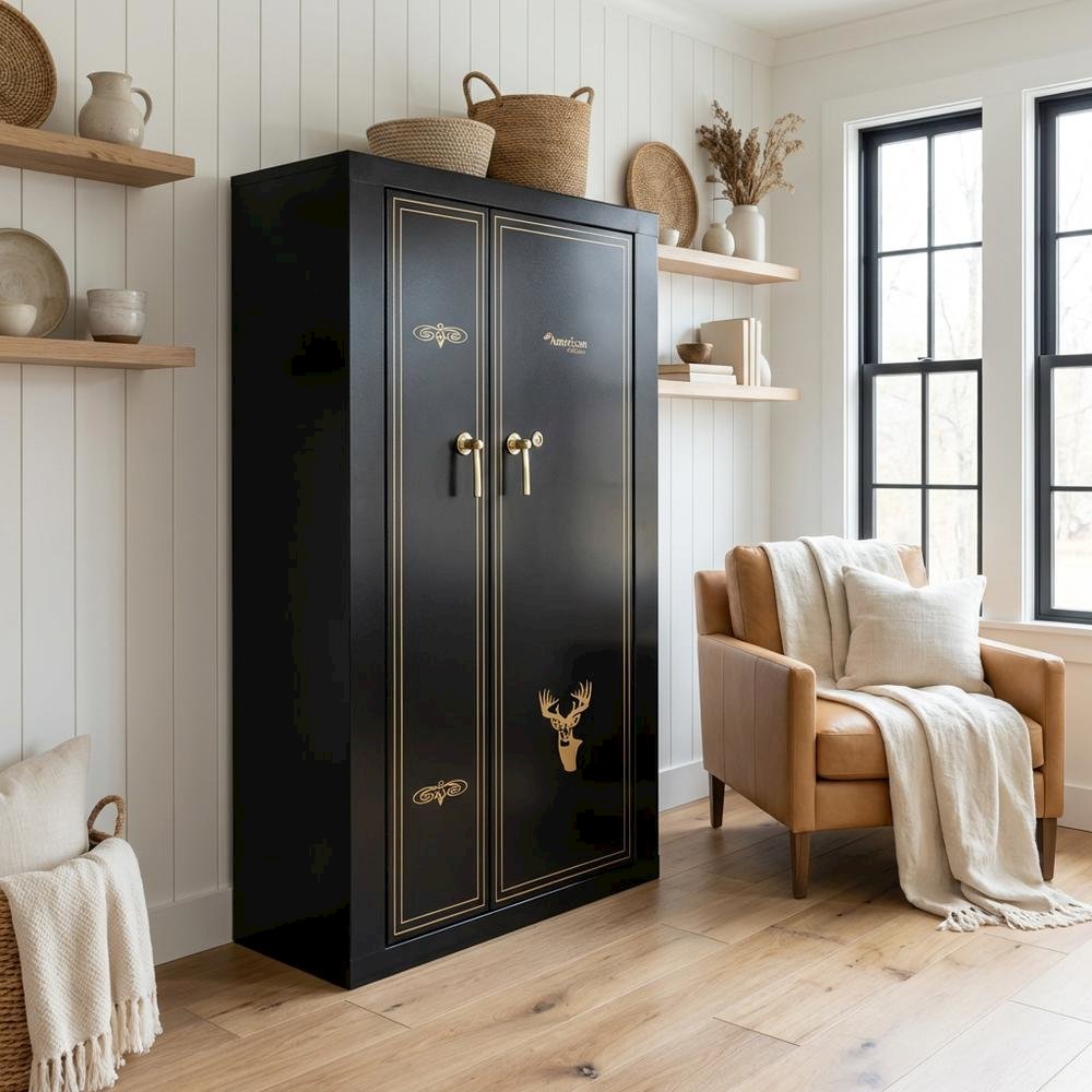Steel Storage Cabinet In Black With Durable Construction And Spacious Interior. Picture 3