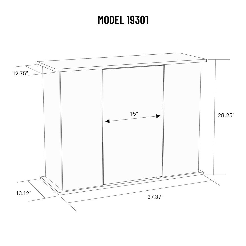 30/45 Gallon Serene Cherry Upright Aquarium Stand. Picture 7