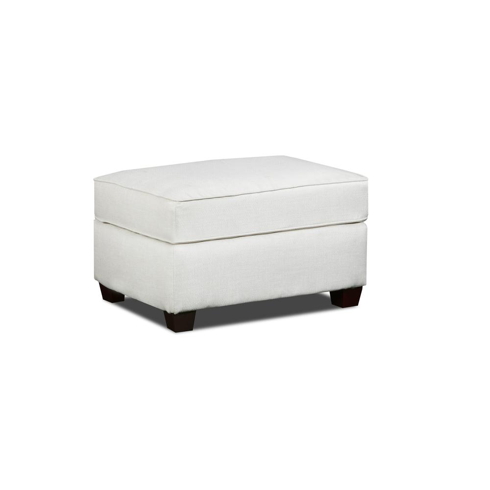 Living Room Relay Linen Ottoman. Picture 6