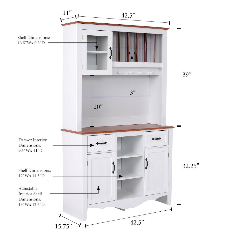 Countryside Buffet and Hutch. Picture 4