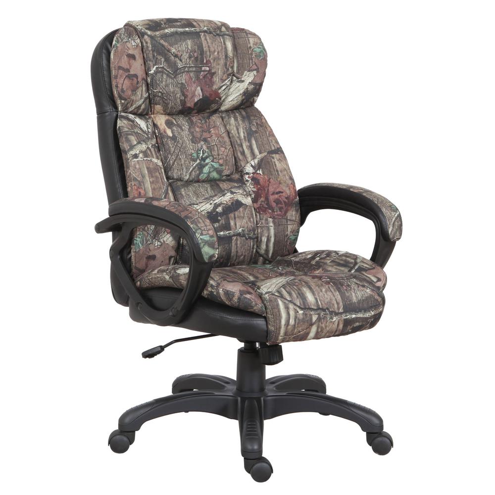Mossy Oak Executive Chair 843-20-900 with Arms and Rocking and Height Adjustment. Picture 1