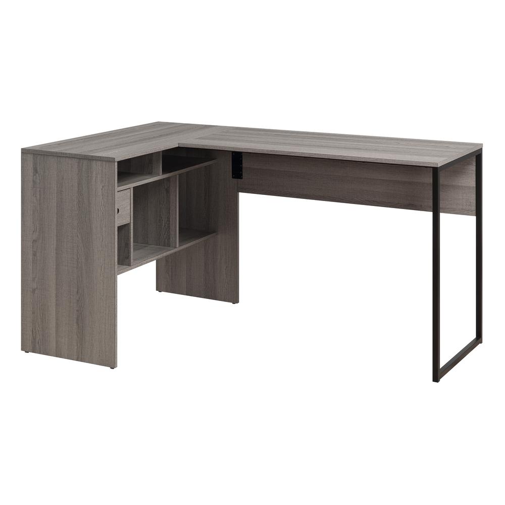 Hagney Lane L-Shape Desk in Farm Oak Finish, HGN782-FK. Picture 1