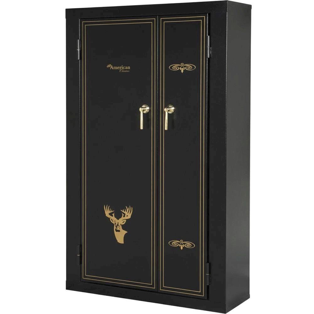 Steel Storage Cabinet In Black With Durable Construction And Spacious Interior. Picture 1
