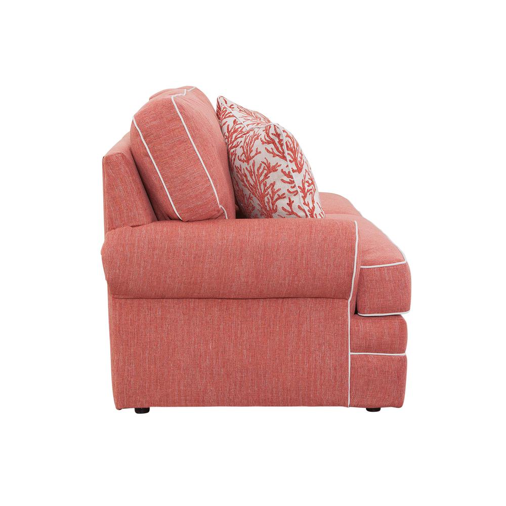 American Furniture Classics Coral Springs Model 8-040-S260C Sleeper Sofa with Three Matching Pillows. Picture 4
