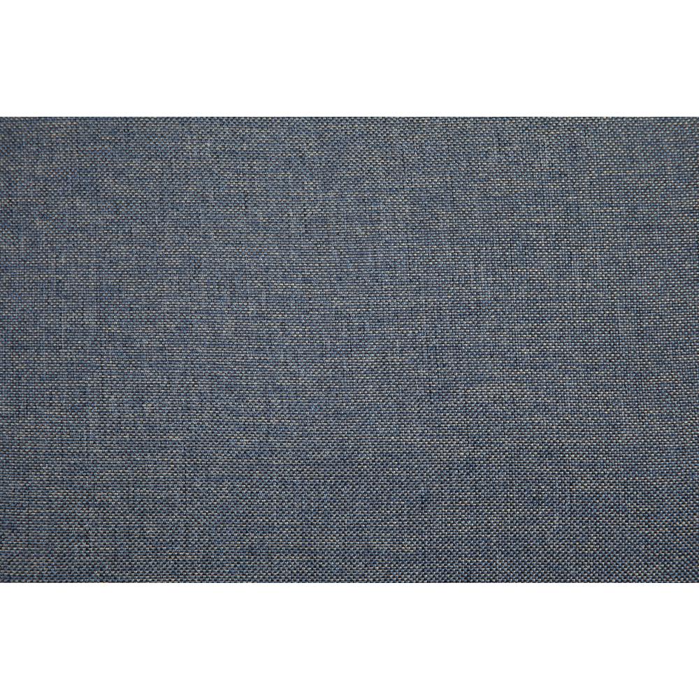 American Furniture Classics Blue Fabric Oversized Chair /w Rolled Arms. Picture 4