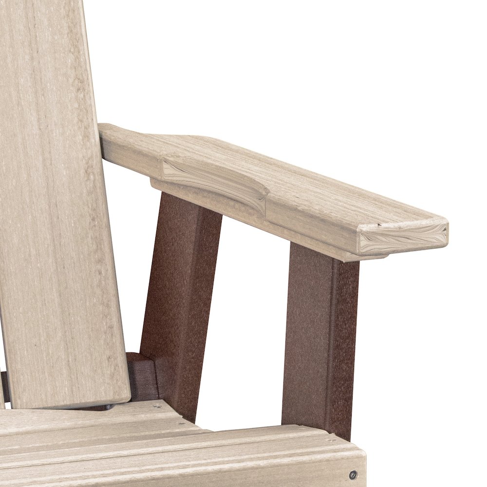 Brandon Swivel Glider in Birchwood on a Tudor Brown Base. Picture 4