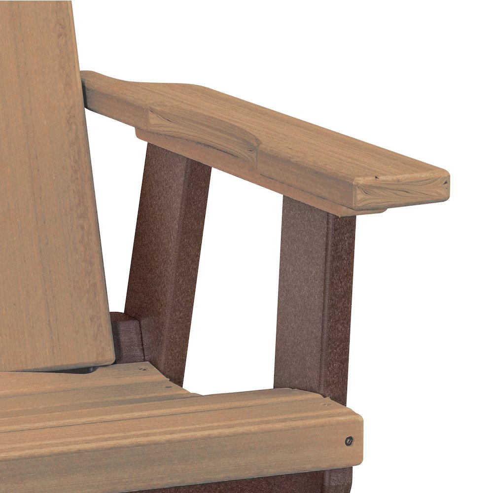 Brandon Swivel Glider in Cedar on a Tudor Brown Base. Picture 4