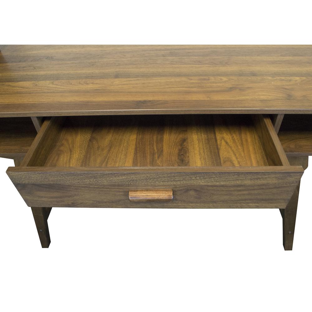 Mid Century Desk with One Drawer and Sturdy Legs. Picture 5