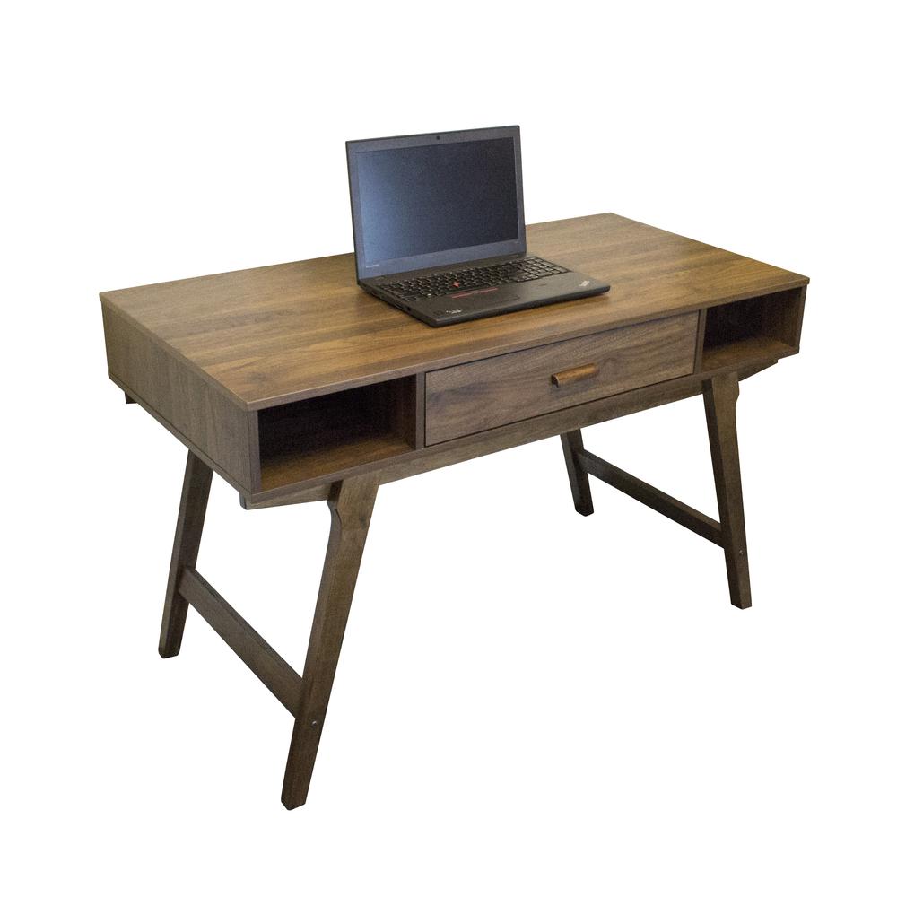 Mid Century Desk with One Drawer and Sturdy Legs. Picture 9
