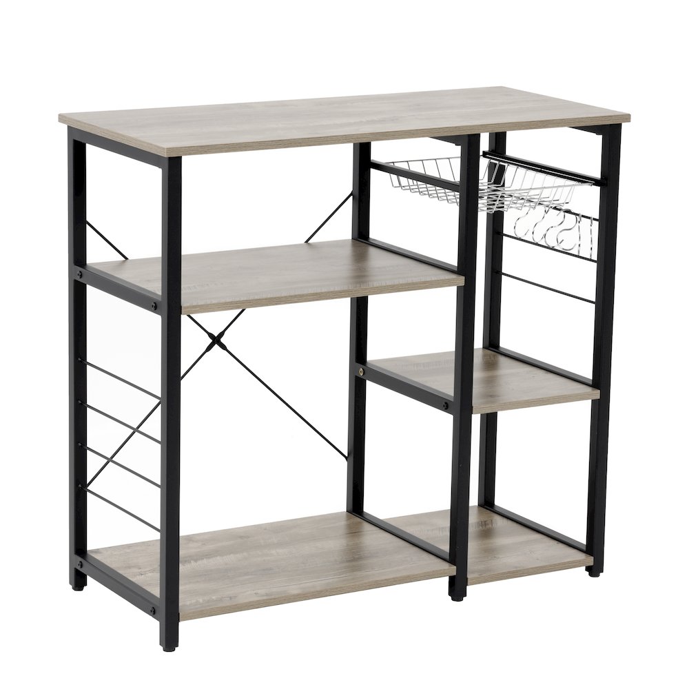 Kitchen Island with Slide Out Vegetable Basket. Picture 6
