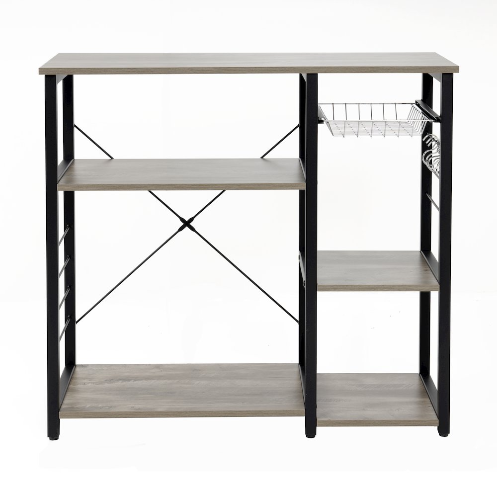 Kitchen Island with Slide Out Vegetable Basket. Picture 7