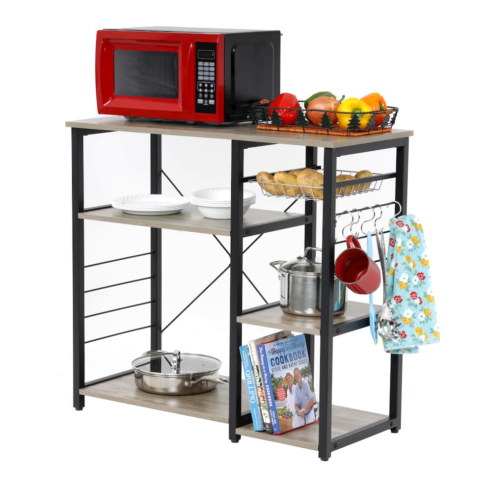 Kitchen Island with Slide Out Vegetable Basket. Picture 9