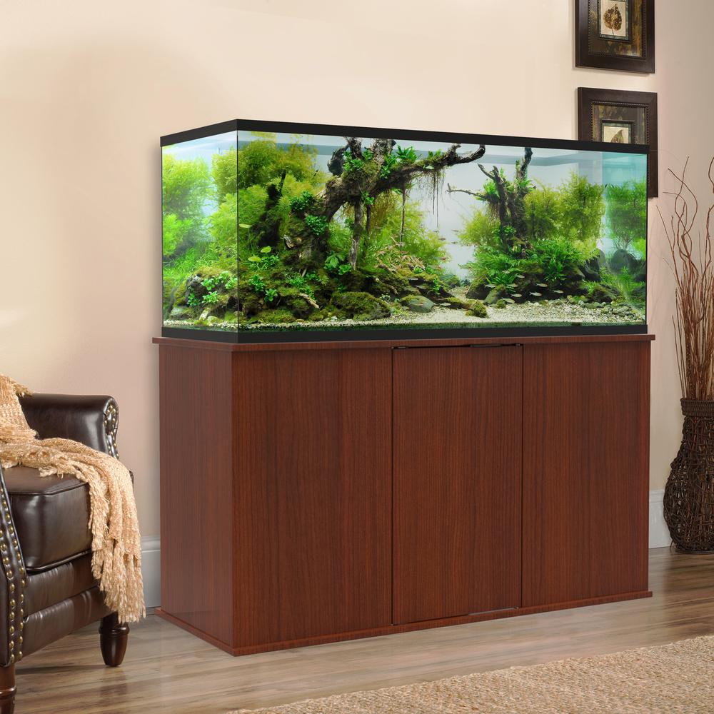 75/90 Gallon Serene Cherry Upright Aquarium Stand. Picture 9