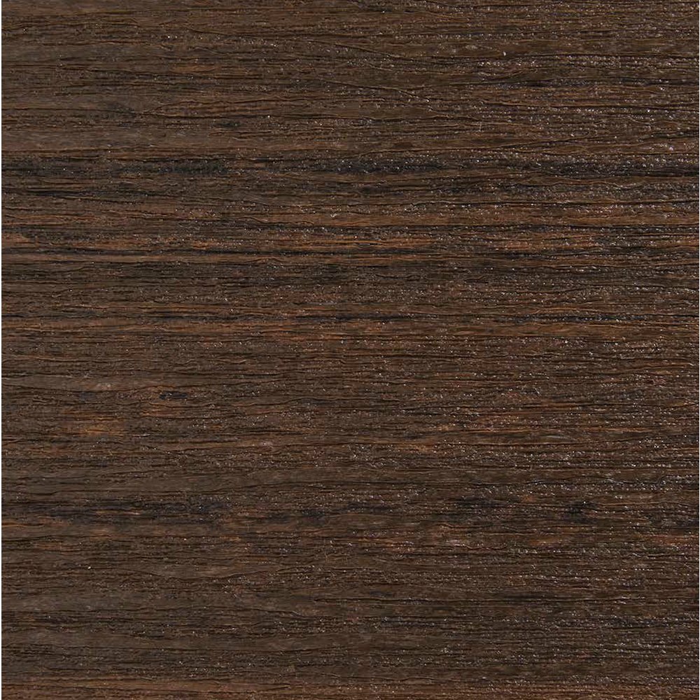 Fan Back Balcony Glider in Brazilian Walnut on a Black Base. Picture 7