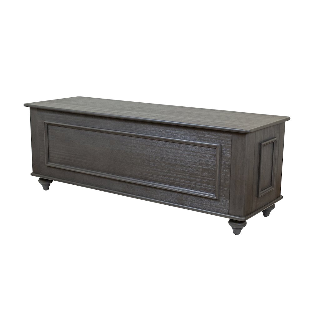 American Furniture Classics Model 548 Hope Chest with Gun Concealment Grey. Picture 1