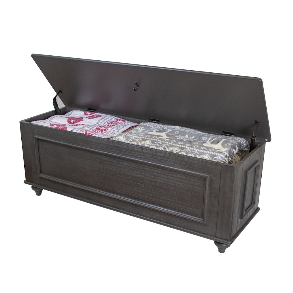 American Furniture Classics Model 548 Hope Chest with Gun Concealment Grey. Picture 6