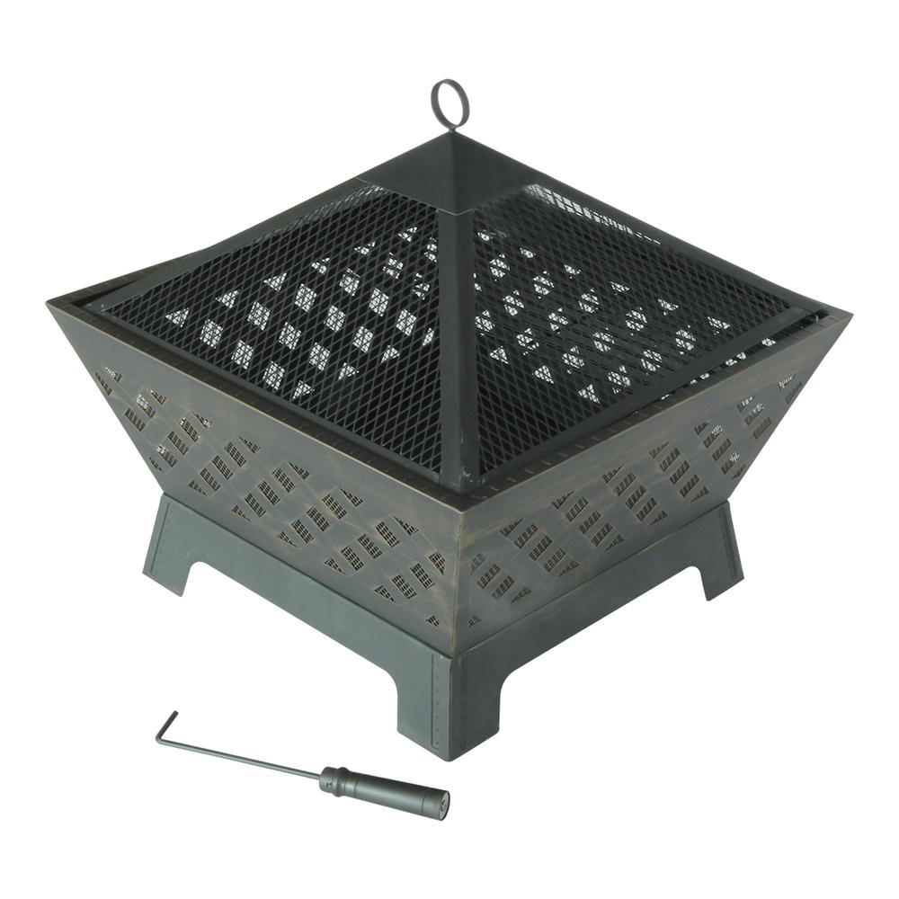 Outdoor Leisure Products Providence Fire Pit and Grill. Picture 1