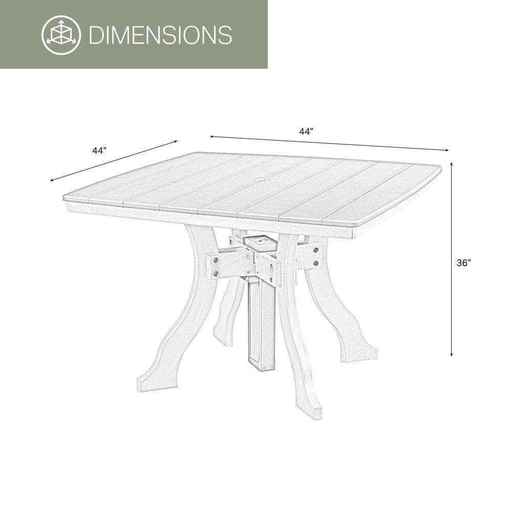Five Piece Square Dining Height Dining Set in Weatherwood. Picture 5