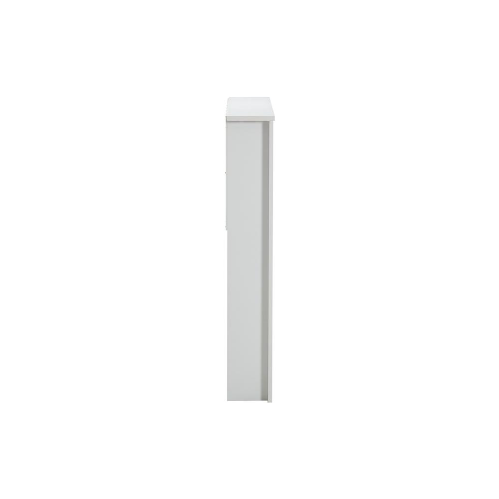 Twin Sized White Bookcase Headboard. Picture 3