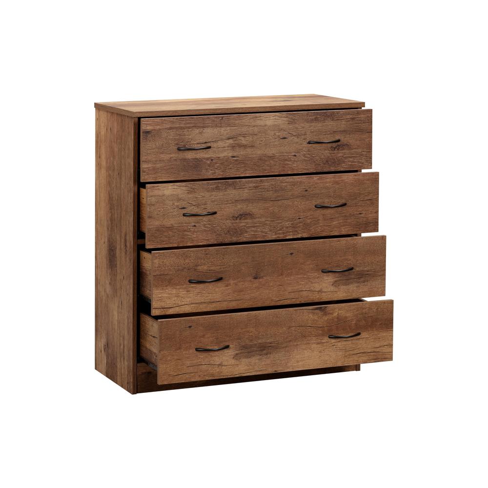 Four Drawer Chest in Mountain Oak. Picture 2