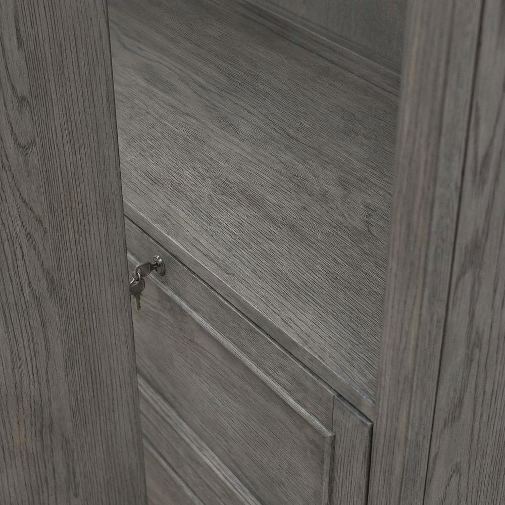 Grey Gun Cabinet With Secure Storage For Firearms And Accessories. Picture 5